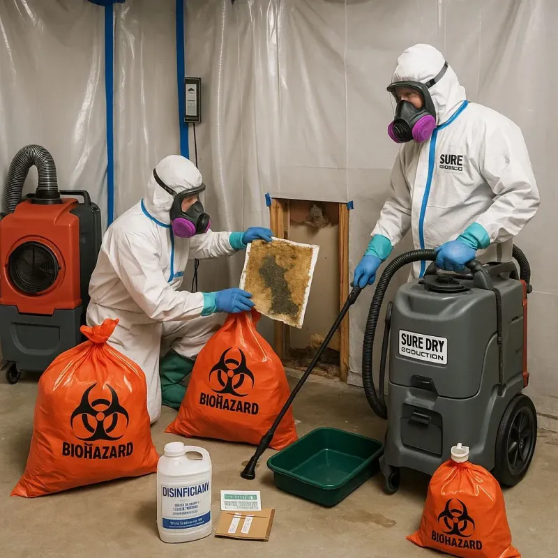 Contaminated Water Handling Protocols process in Scotland County, NC