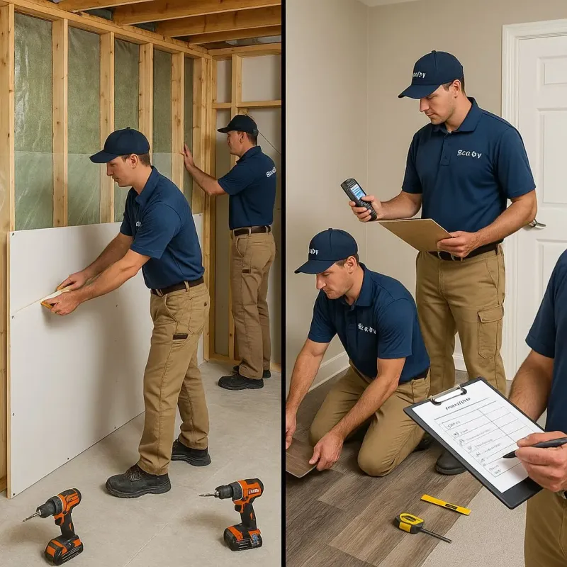 Repairs and Reconstruction process in Scotland County, NC